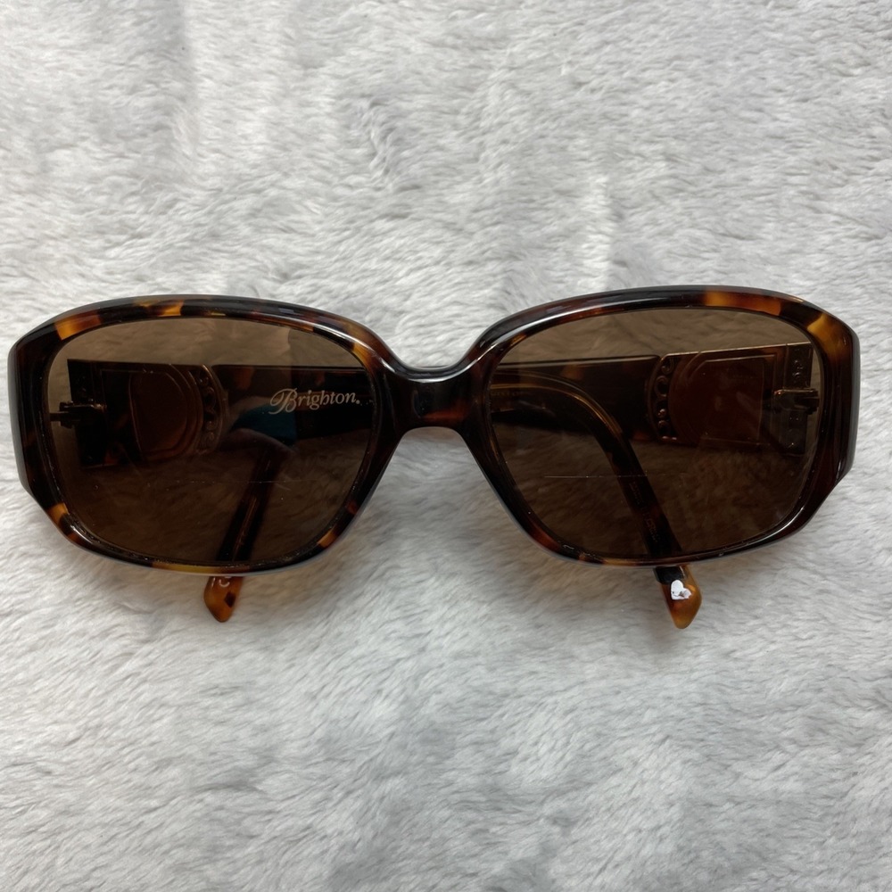 *FRAMES ONLY* Brighton Crystal Voyage‎ Sunglasses 58-16 Tortoise Frame Handmade
